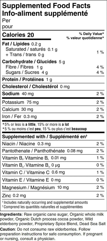 Elderberry Hot Chocolate- 250 grams