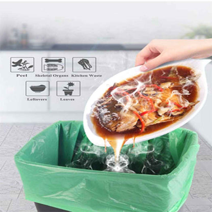 Compostable Garbage Bags, 10L (2.6 Gallon) – 150 Small Disposable Bags, PSM Starch-Based, Green – for Kitchen, Bathroom, Bedroom, Office 🍁 All In One Marketplace Canada