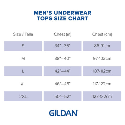 Gildan Men's A-Shirt Tanks, Multipack, Style G1104, White, Large 🍁 All In One Marketplace Canada