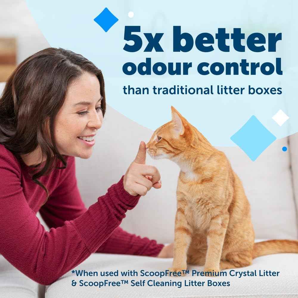 PetSafe ScoopFree Premium Self-Cleaning Cat Litter Box Tray Refills - Disposable - Non-Clumping Crystal Litter - 3-Pack 🍁 All In One Marketplace Canada