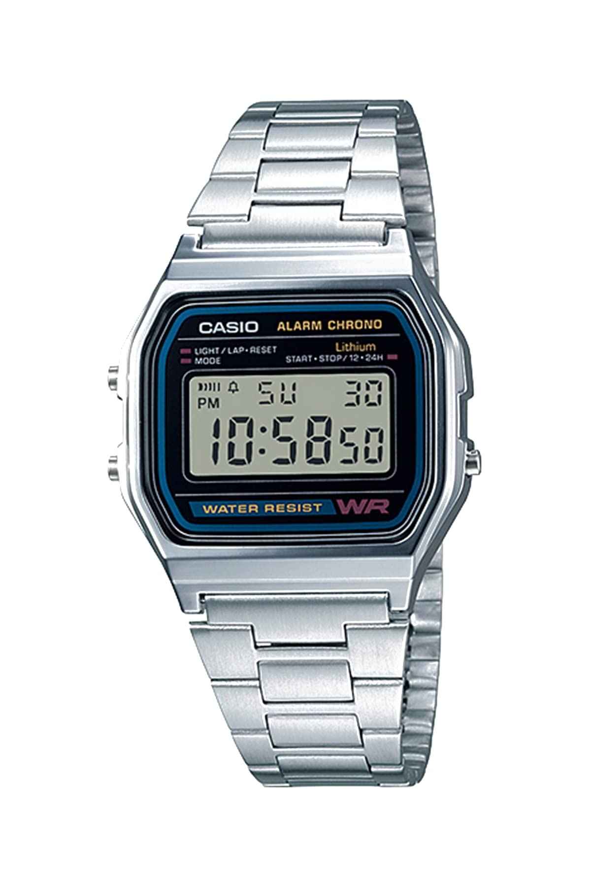 Casio Men's A158W-1 Classic Digital Stainless Steel Bracelet Watch 🍁 All In One Marketplace Canada