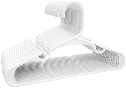 Utopia Home Kids Hangers - Plastic Baby Hangers for Closet - Childrens Hangers for Clothes & Infant Hangers for Closet - Ideal for Everyday Standard Use (White, Pack of 60) 🍁 All In One Marketplace Canada