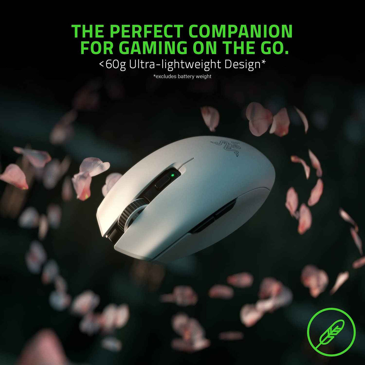 Razer Orochi V2 Mobile Wireless Gaming Mouse: Ultra Lightweight - 2 Wireless Modes - Up to 950hrs Battery Life - Mechanical Mouse Switches - 5g Advanced 18k Dpi Optical Sensor - White 🍁 All In One Marketplace Canada
