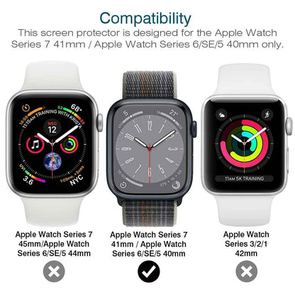 LK 6 Pack Screen Protector for Apple Watch Series SE/6/5/4/SE 2022 40mm, Apple Watch Series 9/8/7 41mm Screen Protector, Max Coverage, Bubble-Free, Anti-Scratch, iWatch 40mm Flexible TPU Clear Film 🍁 All In One Marketplace Canada