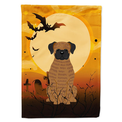 Caroline's Treasures BB4383CHF Halloween Brindle Boxer Flag Canvas House Size, Large, Multicolor