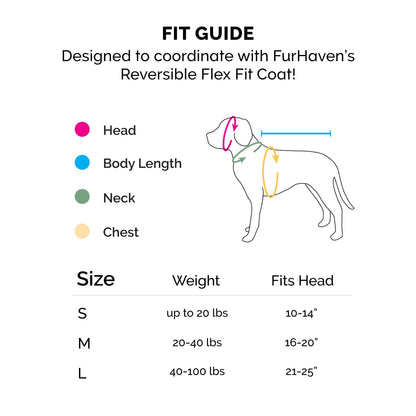 Furhaven Flex-Fit Black Bat Plush Faux Fur Dog Hat, Halloween Costume - Black, Medium