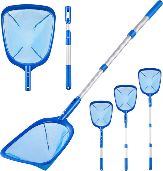 FBSPORT Pool Skimmer Net with Telescopic Pole, 59 inch Swimming Pool Leaf Net, Fine Mesh Pool Net, Pool Cleaner Maintenance Tool-Easy to Collecting Leaves for Swimming Pools, Hot Tubs, Ponds 🍁 All In One Marketplace Canada