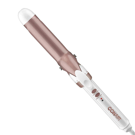 Conair CD702GNC Double Ceramic 1.25 Inch Curling Iron, 1 1/4 inch barrel creates loose curls – for short, medium, and long hair, High heat 375°F, Instant heat up, Anti-frizz control, Dual voltage 🍁 All In One Marketplace Canada