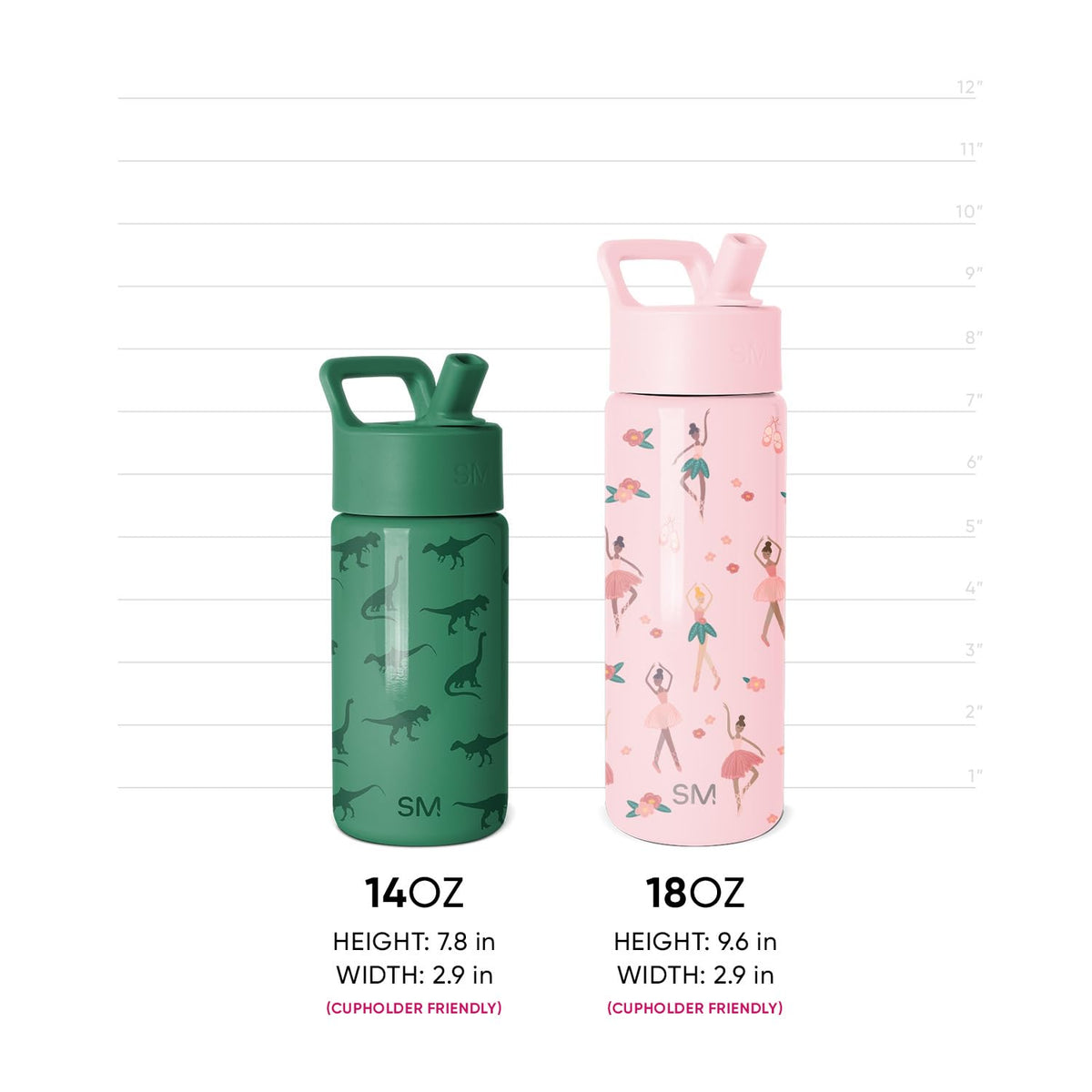 Simple Modern Kids Water Bottle & Toddler Cup | 14oz | Farm Animals 🍁 All In One Marketplace Canada