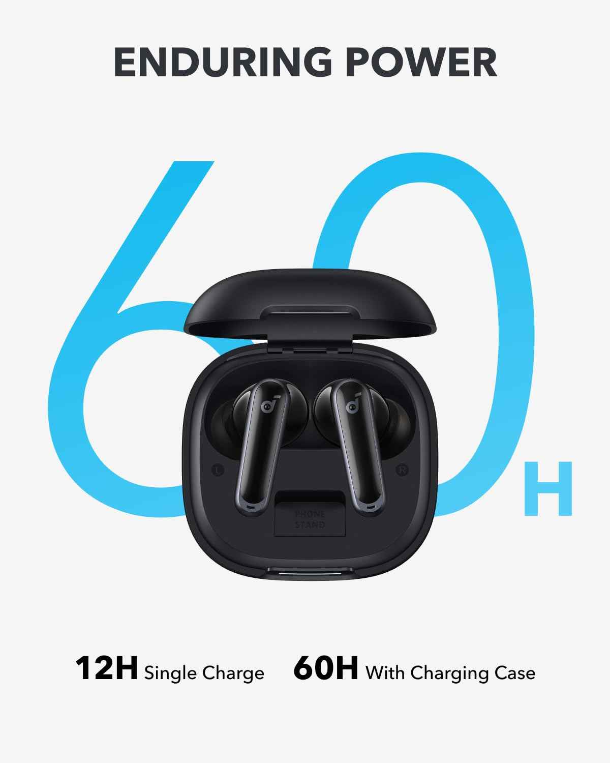 soundcore P40i by Anker, Noise Cancelling Wireless Earbuds, Adaptive Noise Cancelling to Environments, Heavy Bass, 60H Playtime, 2-in-1 Case and Phone Stand, IPX5, Wireless Charging, Bluetooth 5.3 🍁 All In One Marketplace Canada