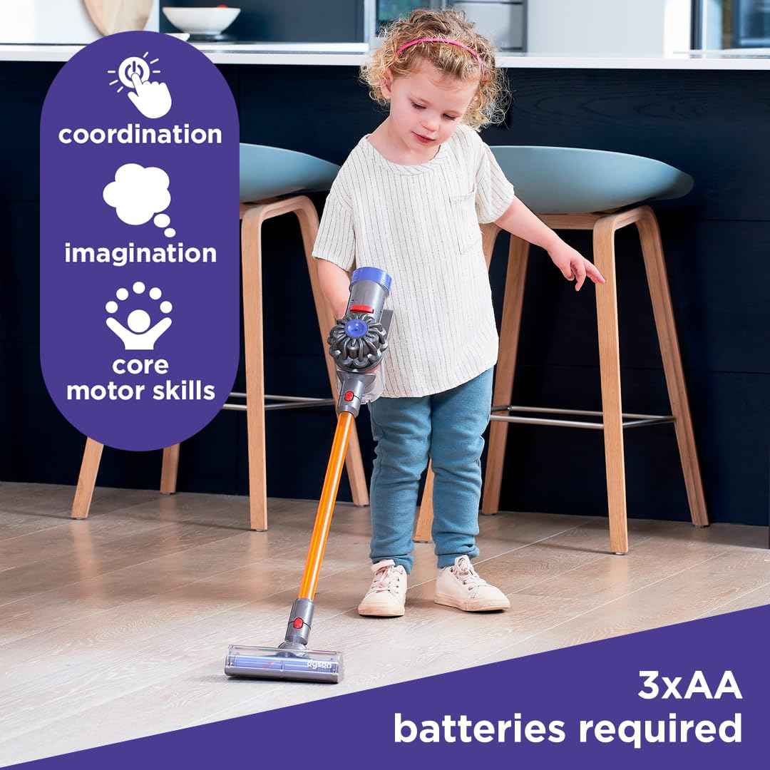 Casdon Dyson Cordless Vacuum Interactive & Officially Licensed Toy Dyson Vacuum for Children Aged 3+ Realistic Role-Play Fun, Purple 🍁 All In One Marketplace Canada