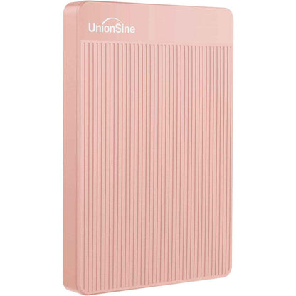UnionSine 500GB Ultra Slim Portable External Hard Drive USB3.0 HDD Storage for PC,Mac, Desktop, Laptop, PS4, Xbox One, Xbox 360-Super Fast Transmission-HD-2510(Pink) 🍁 All In One Marketplace Canada