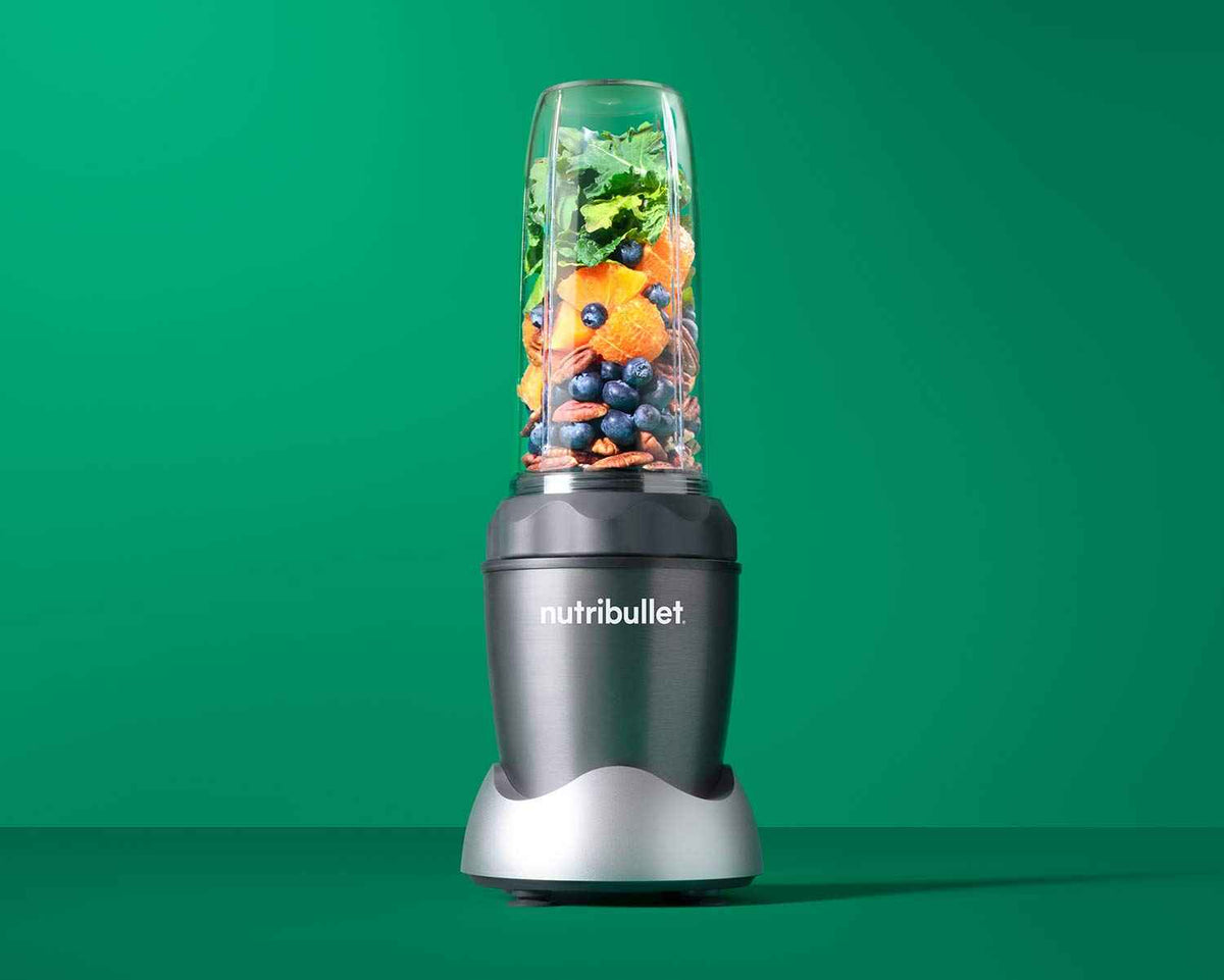 Nutri Bullet NB50100C Pro 1000 Single Serve Blender (1000W) 7-Piece Set, Dark Gray/Light Gray Skirt 🍁 All In One Marketplace Canada