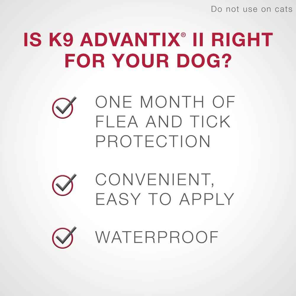 K9 Advantix II - Flea/Tick Prevention - Vet Recommended - Large Dog - 6-Pk 🍁 All In One Marketplace Canada