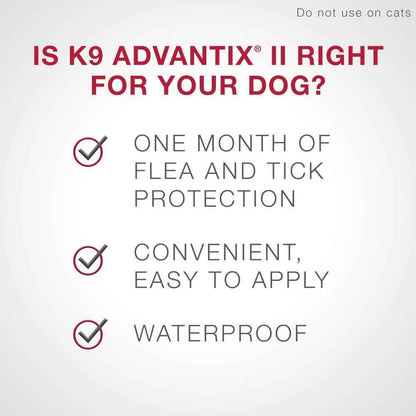K9 Advantix II Flea & Tick Prevention – Small Dog - Vet Recommended - 2-Pk 🍁 All In One Marketplace Canada