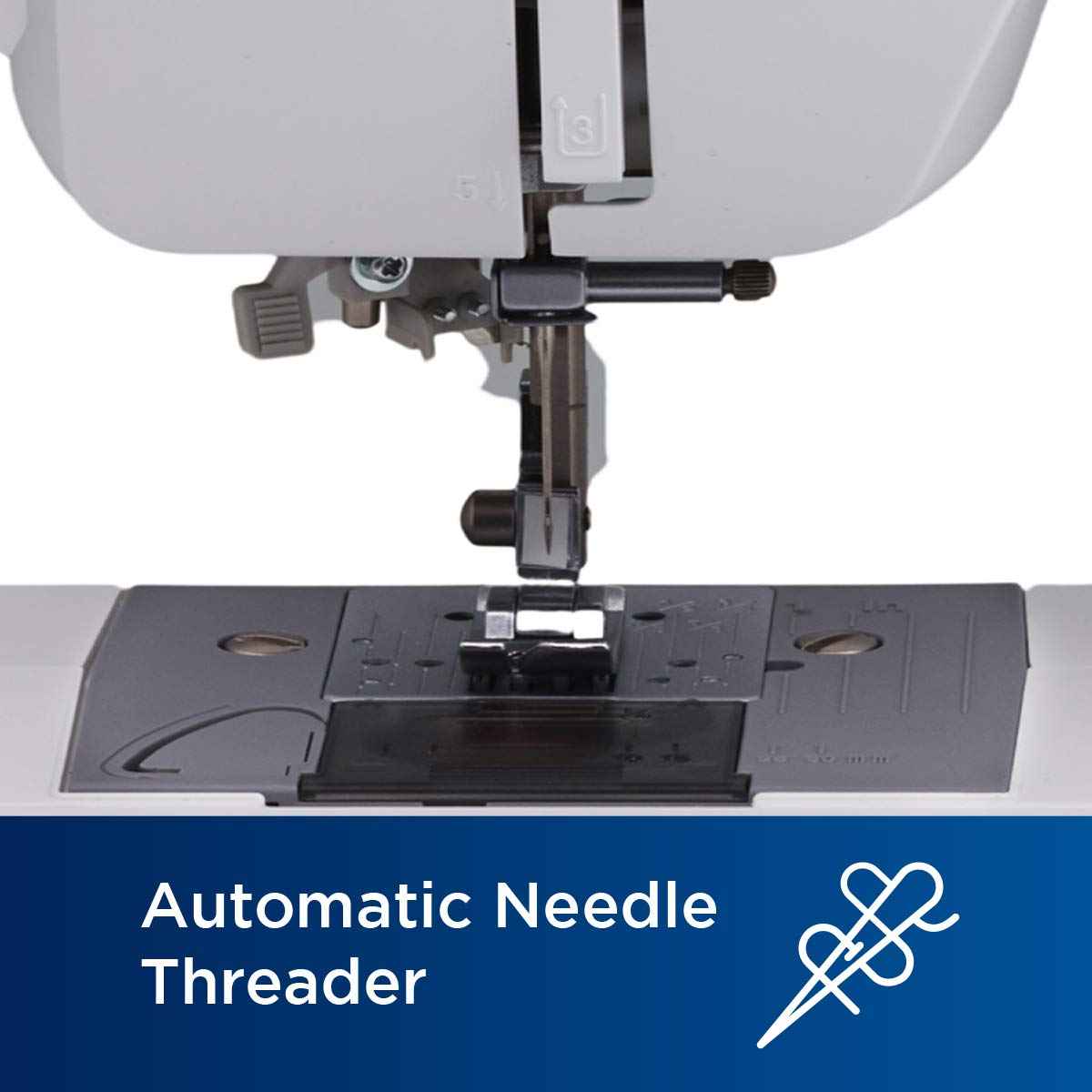 Brother XM2701 Lightweight, Full-Featured Sewing Machine with 27 Stitches, 1-Step Auto-Size Buttonholer, 6 Sewing Feet, and Instructional DVD 🍁 All In One Marketplace Canada