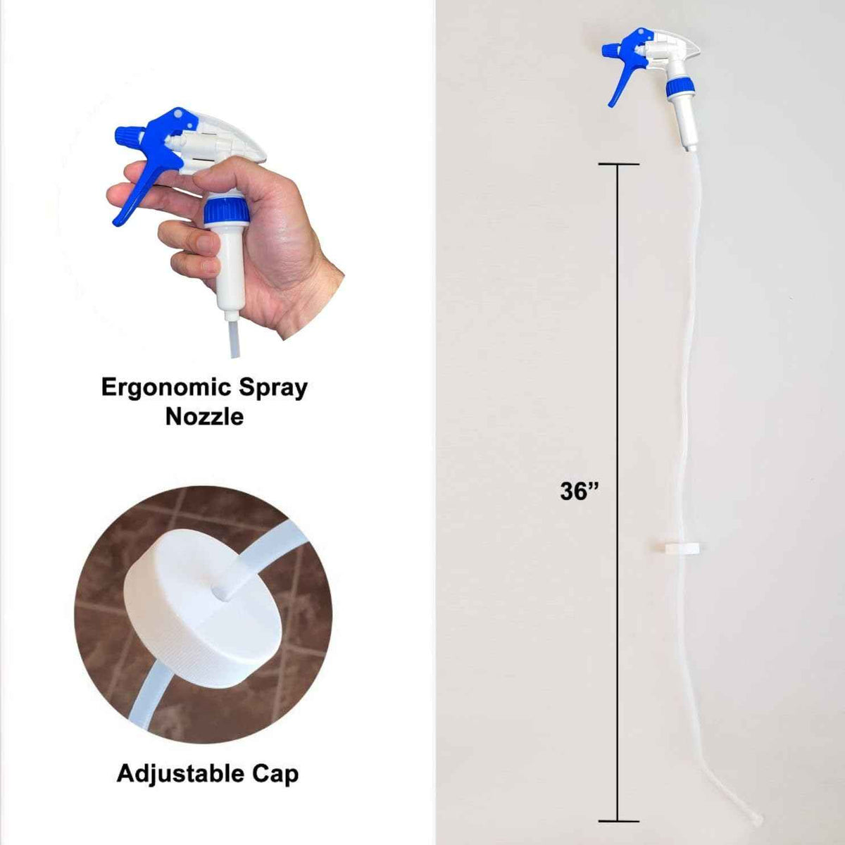 CLEARNEXT 36" Remote Trigger Sprayer with 38-400 Cap | Compatible with OnGuard's Pro-Perm Insect Killer, P-22-RTU and Liquid Animal Repellent 3.78L Jug 🍁 All In One Marketplace Canada
