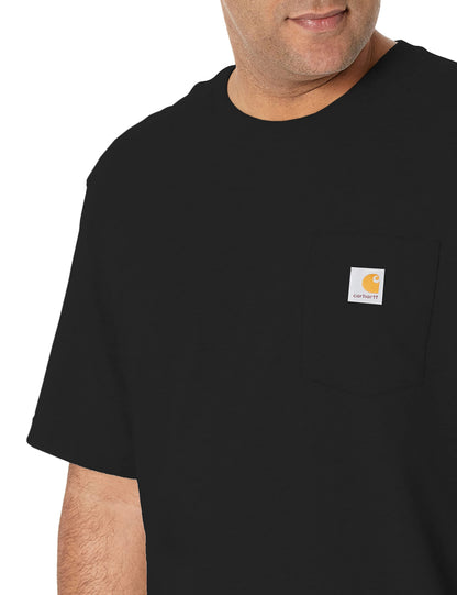 Carhartt Men's K87 Workwear Short Sleeve T-Shirt (Regular and Big & Tall Sizes), Black, 3XL (Reg) 🍁 All In One Marketplace Canada