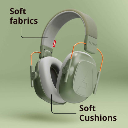 Alpine Muffy - Noise Cancelling Headphones for Kids - CE & ANSI Certified - Earmuffs for Autism - Kids Ear Protection for Sensory & Concentration Aid - Green 🍁 All In One Marketplace Canada