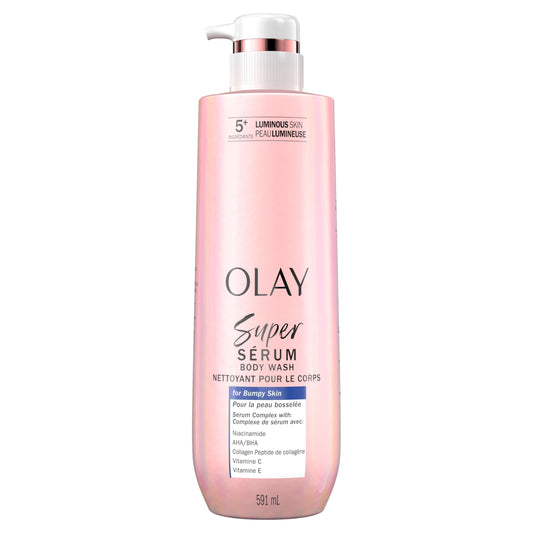 Olay Super Serum Body Wash for Bumps & Uneven Textured Skin, Serum Complex for Luminous Skin, 591 mL 🍁 All In One Marketplace Canada