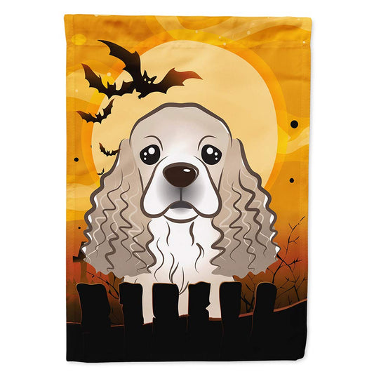 Caroline's Treasures BB1774CHF Halloween Cocker Spaniel House Flag Large Porch Sleeve Pole Decorative Outside Yard Banner Artwork Wall Hanging, Polyester, House Size, Multicolor