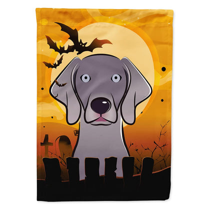 Caroline's Treasures BB1789CHF Halloween Weimaraner Canvas House Size Flag, Multicolor, Large