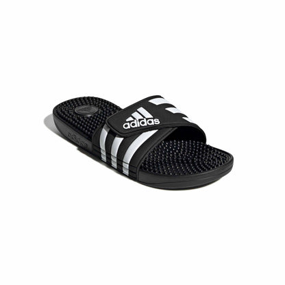 adidas Unisex-Adult Adissage, Black/White/Black, 8 🍁 All In One Marketplace Canada
