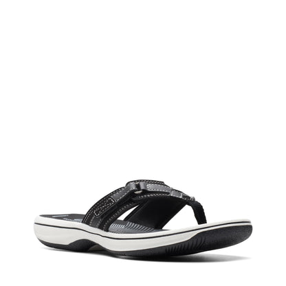 Clarks Cloudsteppers Women's Breeze Sea Flip-Flop, Black Synthetic, 6 Medium US 🍁 All In One Marketplace Canada