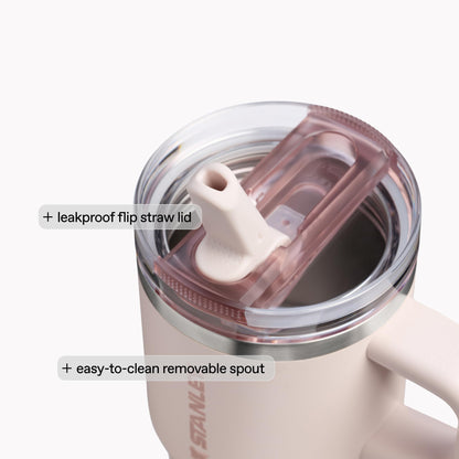STANLEY Quencher ProTour Flip Straw Tumbler with Leakproof Lid 30 oz | Built-in Straw & Handle | Cupholder Compatible for Travel | Insulated Stainless Steel Cup | BPA-Free | Soft Orchid 🍁 All In One Marketplace Canada