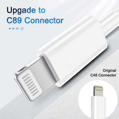 iPhone Lightning Cable [Apple MFi Certified], 4Pack iPhone Charger Cable 6FT, USB to Lightning Cable, Apple 2.4A Fast Charging Cord for iPhone 14/13/12/11 Pro/11/XR/8/7/6s Plus, iPad Pro/Air/Mini 🍁 All In One Marketplace Canada