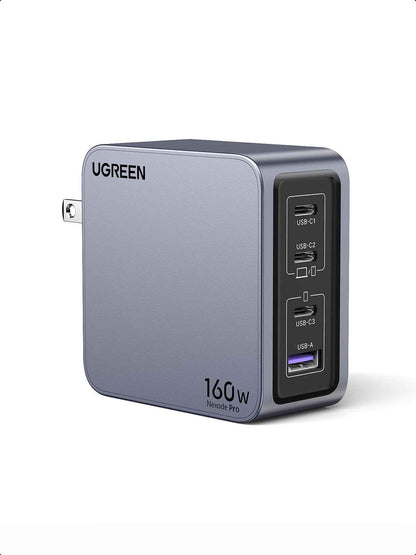 UGREEN Nexode Pro 160W USB C Charger, 4-Port PD3.1 140W GaN Charger Block Compact PPS Fast Charger for MacBook Pro M4, Pixelbook, XPS, iPad, iPhone 17 Pro Max, Galaxy S26 S25, Pixel 10, Steam Deck 🍁 All In One Marketplace Canada