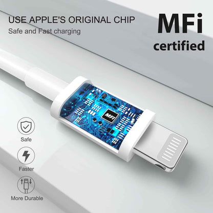 iPhone Lightning Cable [Apple MFi Certified], 4Pack iPhone Charger Cable 6FT, USB to Lightning Cable, Apple 2.4A Fast Charging Cord for iPhone 14/13/12/11 Pro/11/XR/8/7/6s Plus, iPad Pro/Air/Mini 🍁 All In One Marketplace Canada