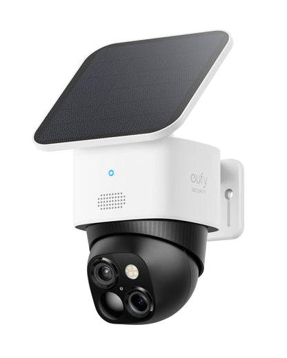 eufy Security SoloCam S340, Solar Security Camera, Wireless Outdoor Camera, 360° Surveillance, No Blind Spots, 2.4 GHz Wi-Fi, No Monthly Fee, HomeBase S380 Compatible 🍁 All In One Marketplace Canada
