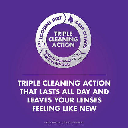 CLEAR CARE® Plus With HydraGlyde Contact Lens Solution, Twin Pack Cleaning & Disinfecting Solution With Hydrogen Peroxide, 2 x 360 mL 🍁 All In One Marketplace Canada