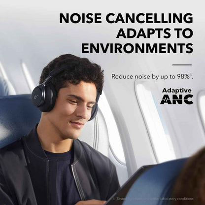 Soundcore by Anker, Space One, Active Noise Cancelling Headphones, 2X Stronger Voice Reduction, 40H ANC Playtime, App Control, LDAC Hi-Res Wireless Audio, Comfortable Fit, Clear Calls, Bluetooth 5.3 🍁 All In One Marketplace Canada