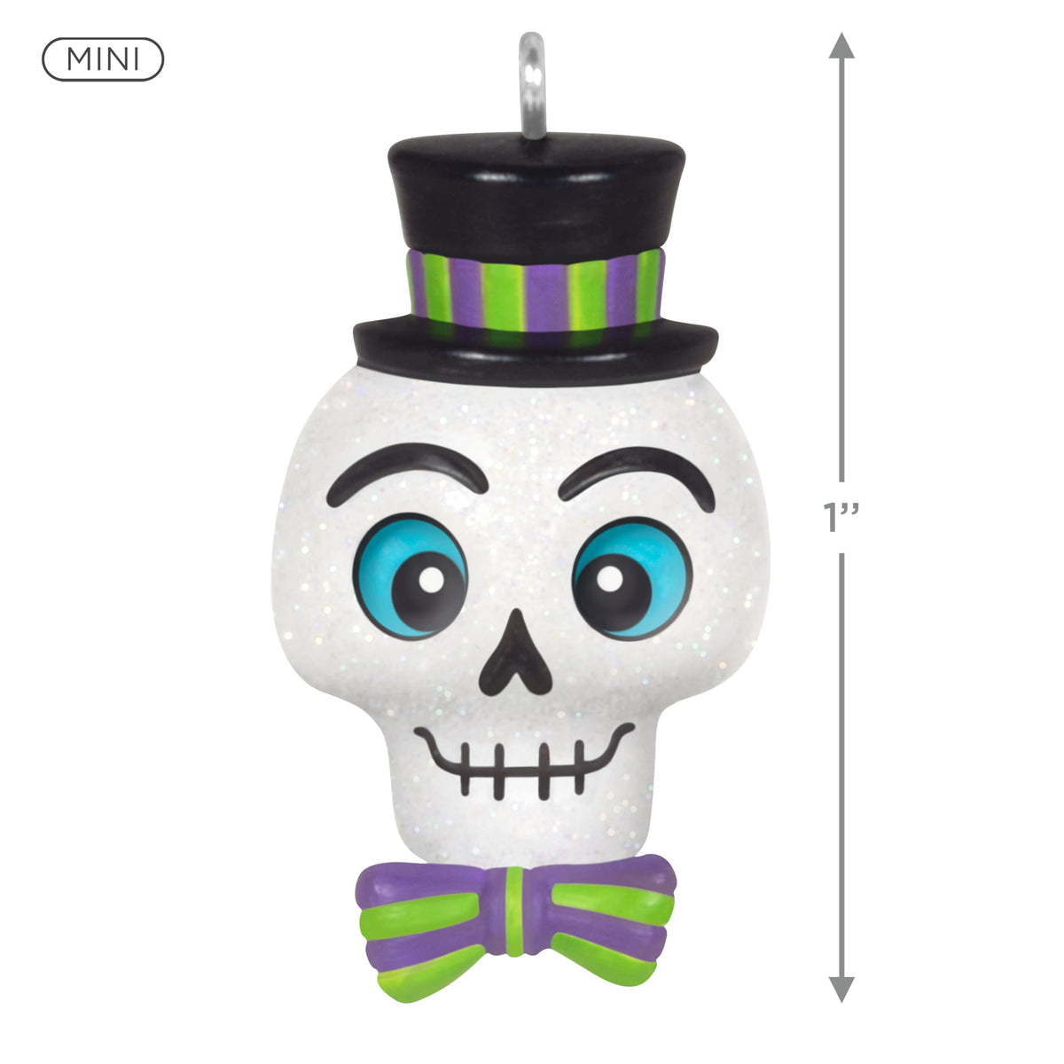Hallmark Keepsake 1" Mini Halloween Ornament 2025, Spooky Little Skull, Halloween Decorations