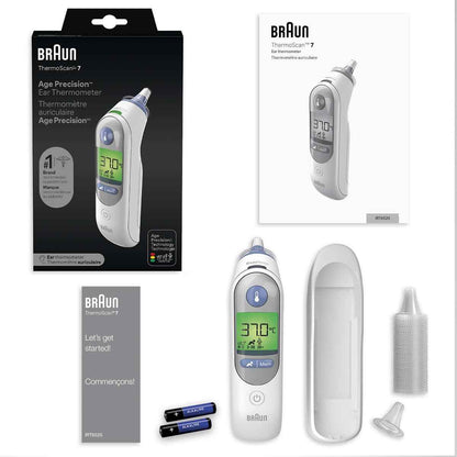 Braun IRT6520CA ThermoScan® 7 Ear Thermometer with Age Precision™ for All Age Groups, #1 Brand Among Pediatricians and Moms 🍁 All In One Marketplace Canada