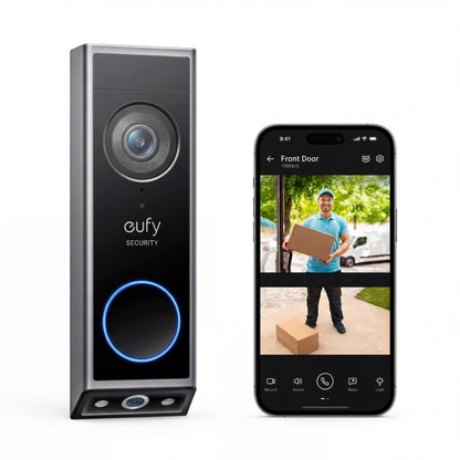 eufy Security Video Doorbell E340 (Battery Powered), Dual Cameras with Delivery Guard, 2K Full HD and Color Night Vision, HomeBase S380 Compatible, No Monthly Fee 🍁 All In One Marketplace Canada