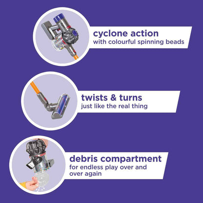 Casdon Dyson Cordless Vacuum Interactive & Officially Licensed Toy Dyson Vacuum for Children Aged 3+ Realistic Role-Play Fun, Purple 🍁 All In One Marketplace Canada