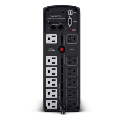 CyberPower CP1500PFCLCD PFC Sinewave UPS System, 1500VA/1000W, 12 Outlets, AVR, Mini Tower, Black 🍁 All In One Marketplace Canada