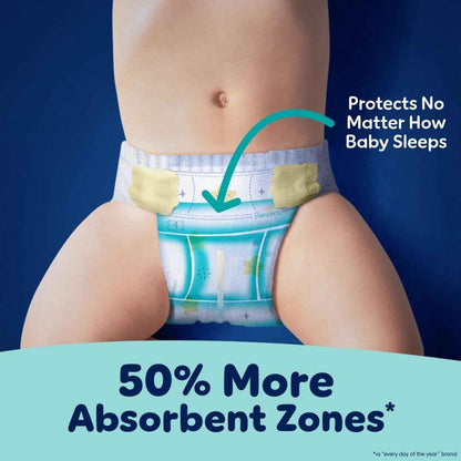 Pampers ZZZ Overnight Diapers, Size 3, Nighttime Protection Disposable Baby Diaper, 1 Pack (Count of 66) 🍁 All In One Marketplace Canada