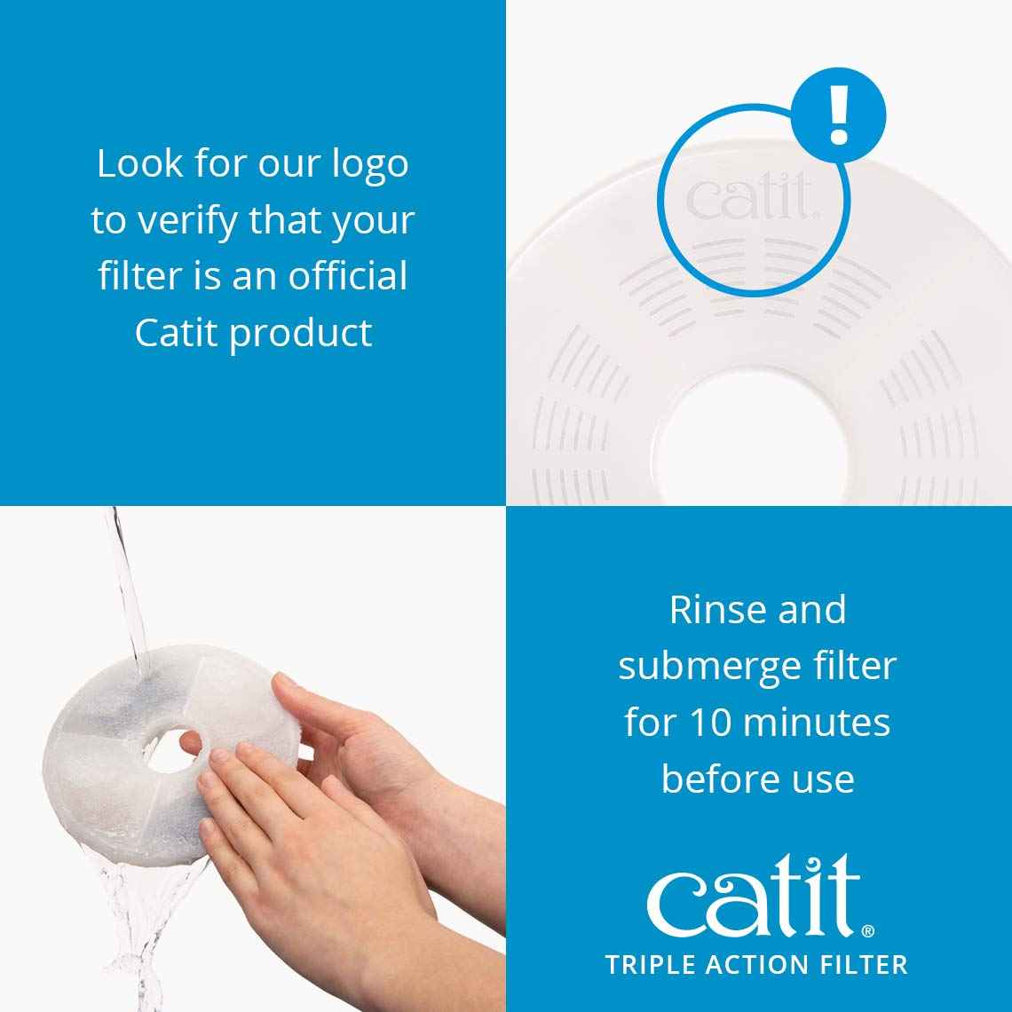 Catit Senses 2.0 Cat Water Fountain Filters, Cat Water Fountain, 5 Pack 🍁 All In One Marketplace Canada