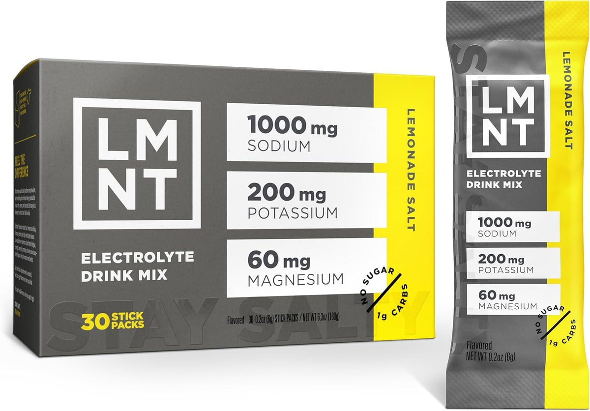 LMNT Zero Sugar Electrolytes - Lemonade | Drink Mix | 30-Count 🍁 All In One Marketplace Canada