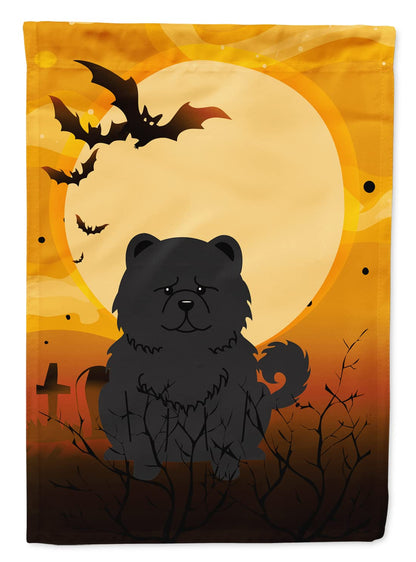 Caroline's Treasures BB4409GF Halloween Chow Chow Black Garden Size Flag, Small, Multicolor