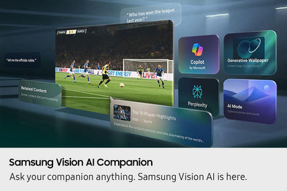 Samsung 43 inch 4k TV, U8000H, UHD, Smart TV, LED, HDR, Crystal Processor, 4k Upscaling, Dolby 2.0, Gaming Hub, Q Symphony, 3 HDMI, Metal Stream Design, Samsung TV, Television (UN43U8000HFXZC, 2026)