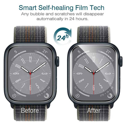 LK 6 Pack Screen Protector for Apple Watch Series SE/6/5/4/SE 2022 40mm, Apple Watch Series 9/8/7 41mm Screen Protector, Max Coverage, Bubble-Free, Anti-Scratch, iWatch 40mm Flexible TPU Clear Film 🍁 All In One Marketplace Canada