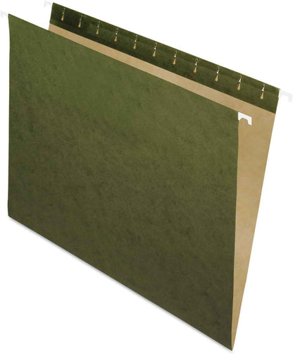 Pendaflex Hanging File Folders, Letter Size, Standard Green, Smooth Glide Coated Rods, Light Interior to Prevent Misfiles, Ideal for Everyday Office Filing Systems, 25-Pack 🍁 All In One Marketplace Canada