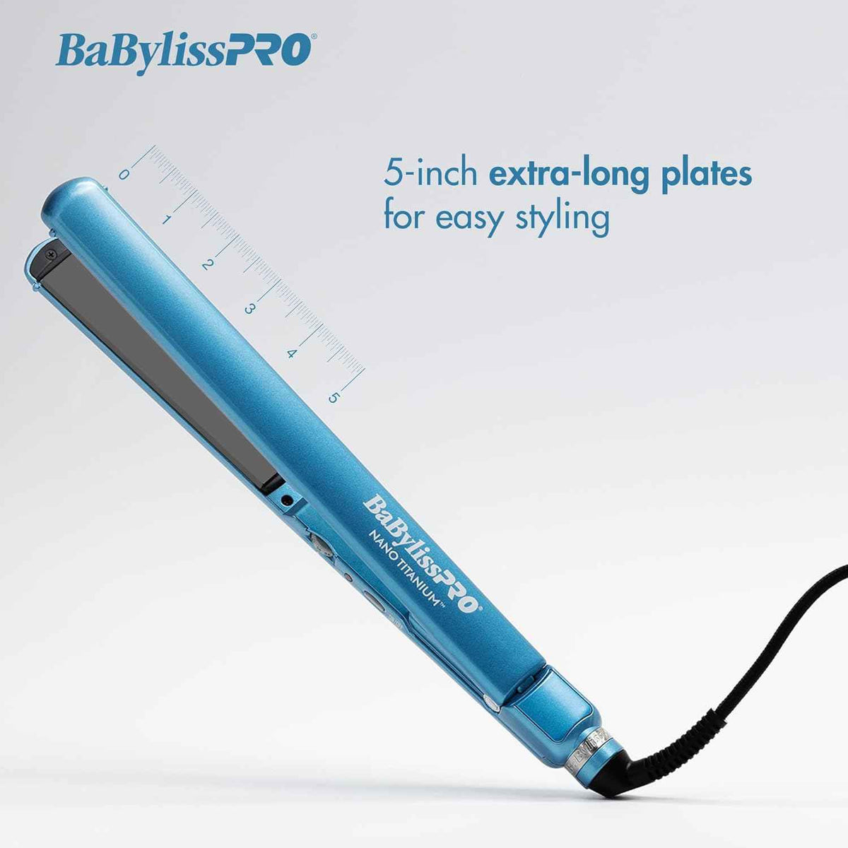 BaBylissPRO Nano Titanium & Ceramic Ultra-Slim Hair Straightener, Blue 🍁 All In One Marketplace Canada