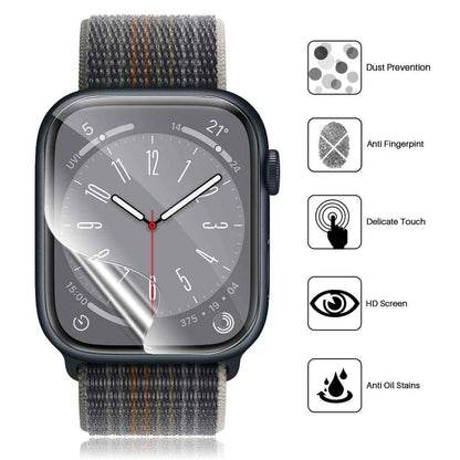 LK 6 Pack Screen Protector for Apple Watch Series SE/6/5/4/SE 2022 40mm, Apple Watch Series 9/8/7 41mm Screen Protector, Max Coverage, Bubble-Free, Anti-Scratch, iWatch 40mm Flexible TPU Clear Film 🍁 All In One Marketplace Canada