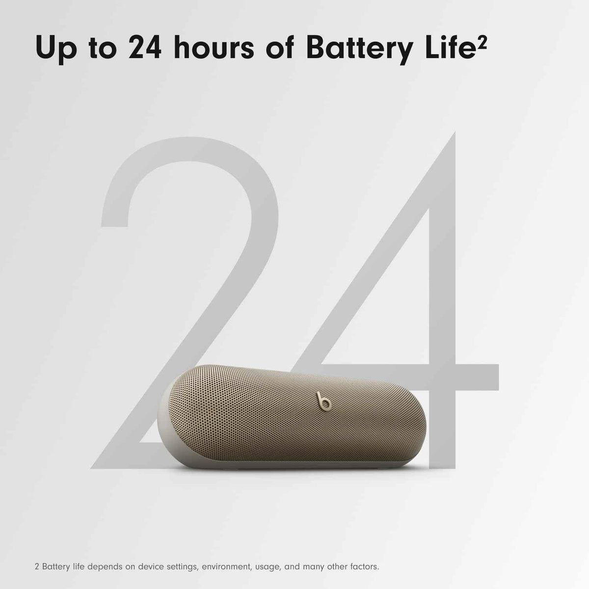 Beats Pill - Wireless Bluetooth Speaker and Portable Charger via USB-C - Up to 24 Hours Battery Life, IP67 Water Resistant, Apple & Android Compatible, Built-in Microphone – Champagne Gold 🍁 All In One Marketplace Canada